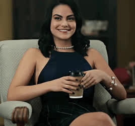 Friend’s GF giving you the signal when everyone’s focused on the TV… [Camila Mendes] - free porn video