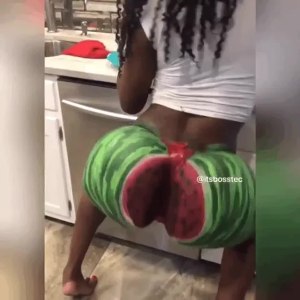 Who wants watermelon? - free porn video