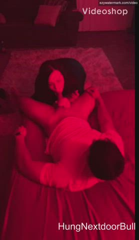 Her first time working another man's cock in front of the fiancé - free porn video