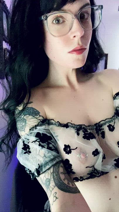 Do you like my new top? It's as pale as me. - free porn video