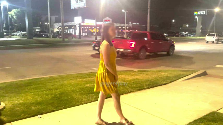 I hope I didn't distract any drivers [GIF] - free porn video