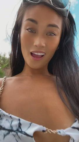 Your cutie babe is looking for a hard cock to sit on - free porn video