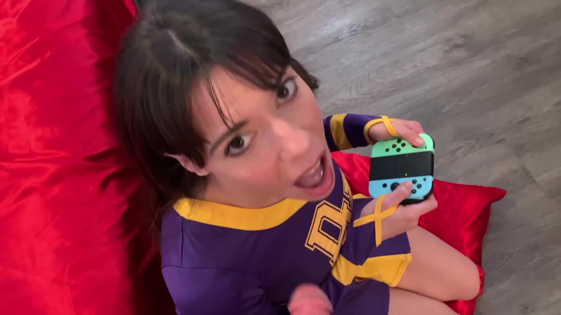 Trying to save Hyrule, step-bro turns me into a cum dumpster! - free porn video