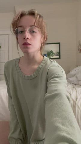 i deserve an award for removing my sweater without removing my glasses - free porn video