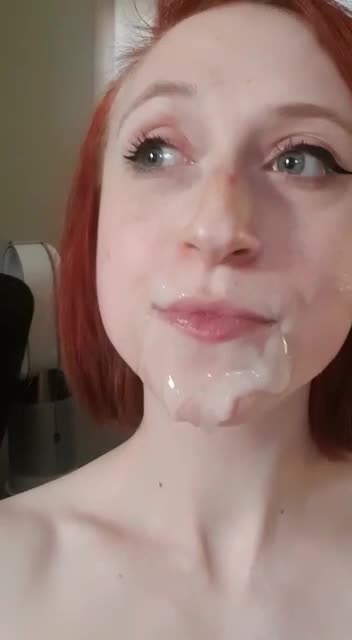 good girls swallow but angels eat cum, even when no one is around. - free porn video