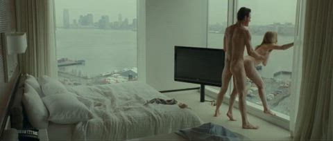Amy Hargreaves gets the ultimate “room with a view” experience in Shame. 2011 - free porn video