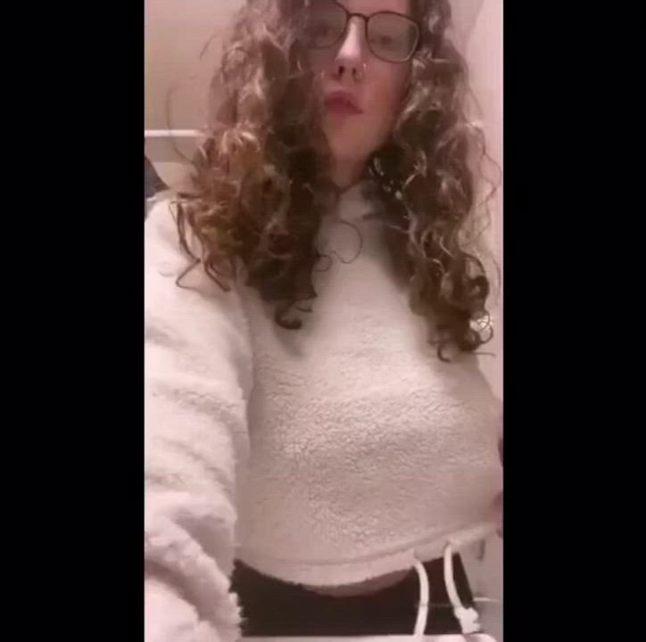 If I could just turn one guy hard with my tits, job done - free porn video