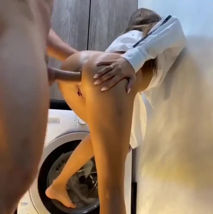 Come do the laundry with me - free porn video
