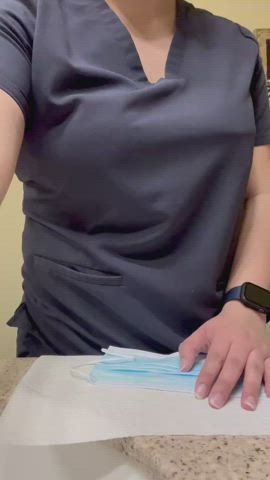 You’re dying and your last wish is to see your nurse’s tiddies - free porn video