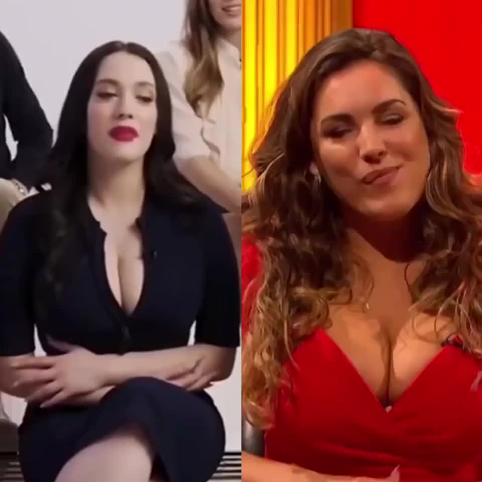 Kat Dennings vs Kelly Brook - free porn video