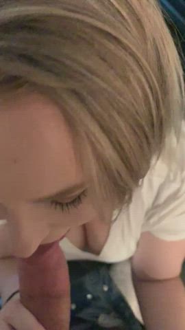 [OC] First time hotwife u/winterlovekitten sucked my cock so well - free porn video