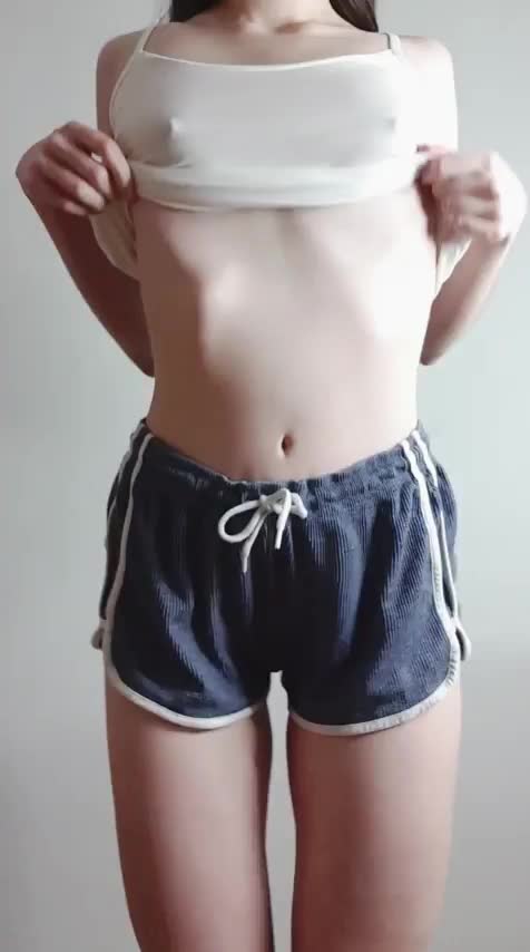 The tiniest boob bounce you'll see on here... hope I can make you enjoy it anyways - free porn video