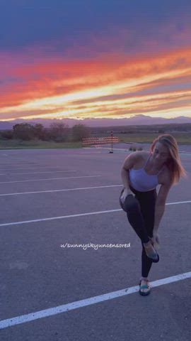 I love Colorado sunsets - free porn video