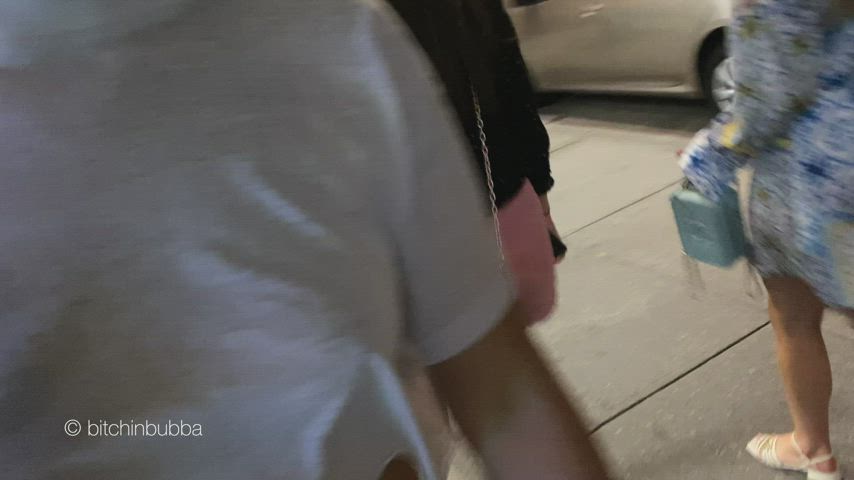 Flashing on the busy street - free porn video
