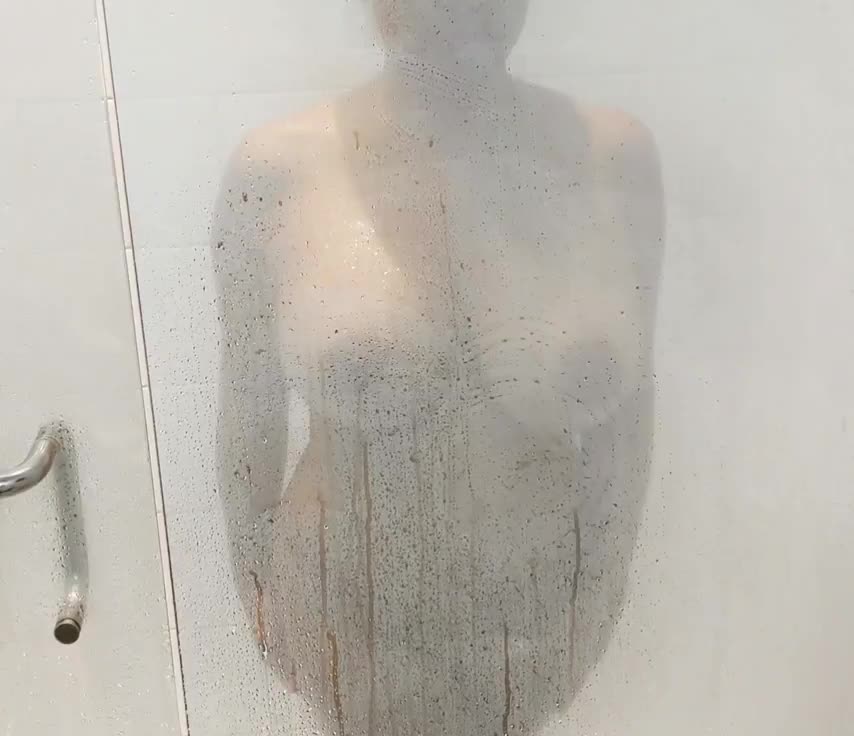 Shower fun with my huge boobs and ass - free porn video