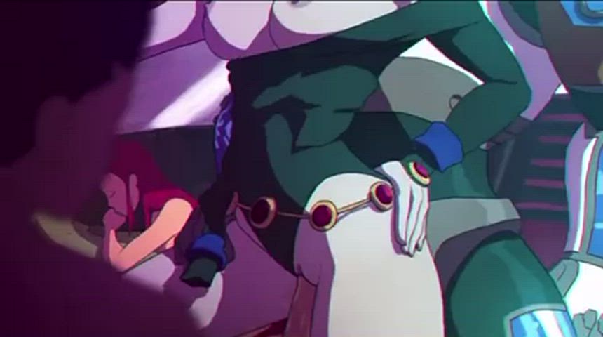 Teen Titans Foursome [QueenComplex] (Teen Titans) - free porn video