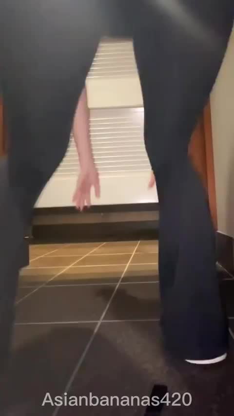 Horny at school so snuck off to the bathroom 😇 - free porn video