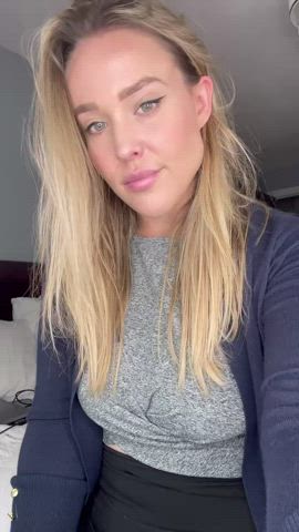 Would you jerk off to me while I stripped for you? - free porn video
