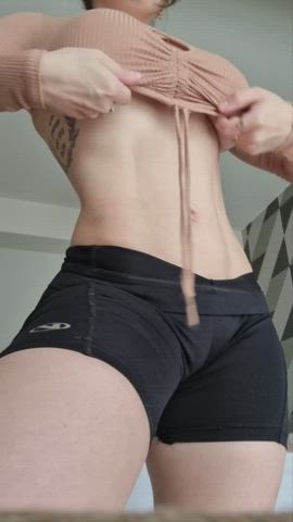 Her Getting ready to meet the Gym and Work Husbands - free porn video