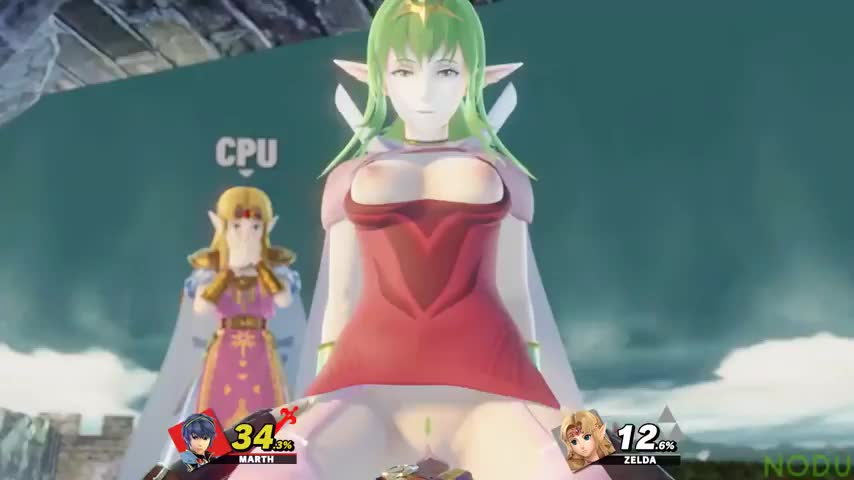 tiki zelda and marth (nodu) [super smash bros] - free porn video