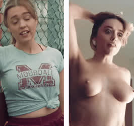Aimee Lou Wood have amazing body❤look at her boobs❤ but she is so under rated.. she like to celebrate like Sydney - free porn video