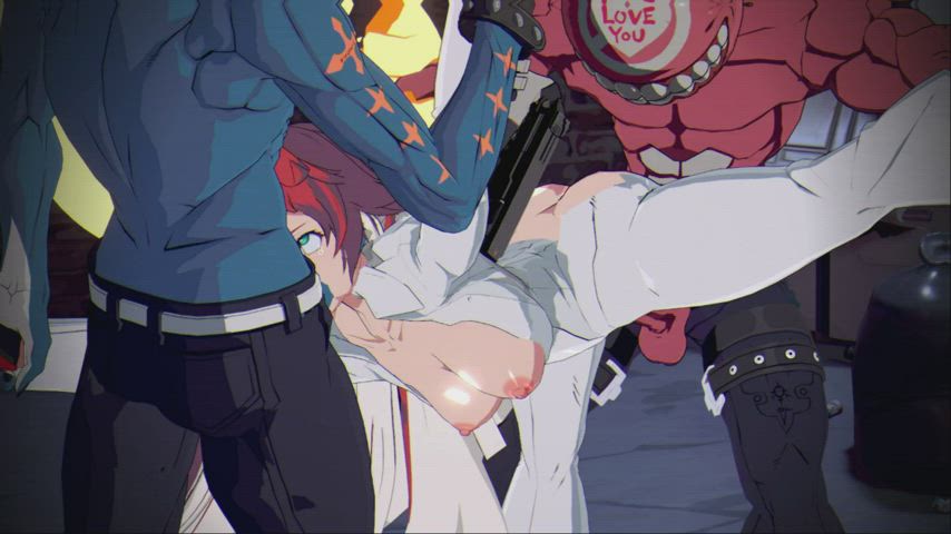 Jack-O's Daunting Double Penetration (Wallimog) [Guilty Gear] - free porn video