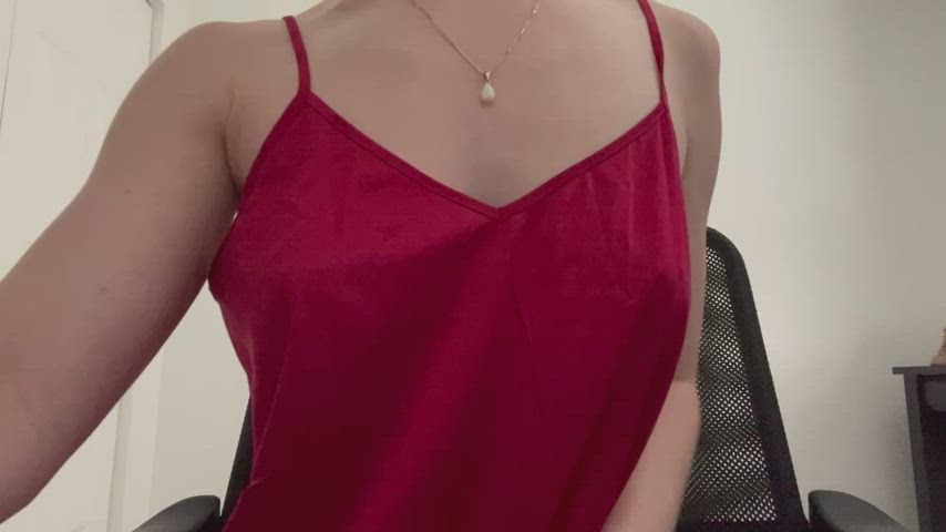 I love flashing you all in my cute pajamas - free porn video