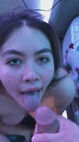 I love cum on my face, who wants to add more ;) - free porn video