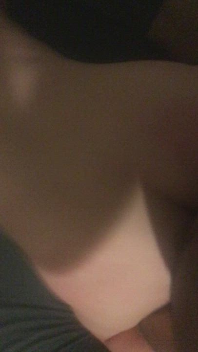 She does like getting choked with my belt - free porn video