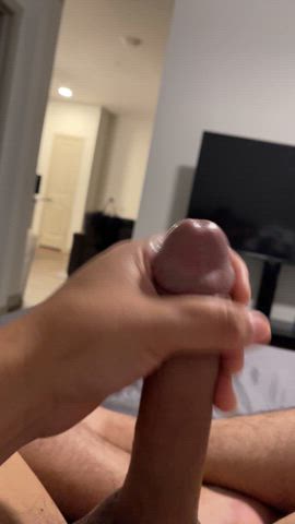 Edged for 2 hours. Hand and dick was covered in precum. The visual and sound stimulation is why I failed 😩 - free porn video