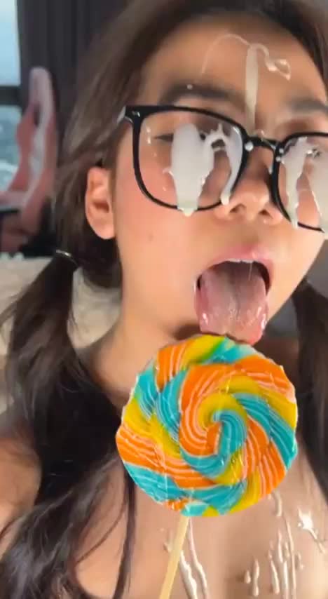 Would you cum on this dumb asian girl? - free porn video