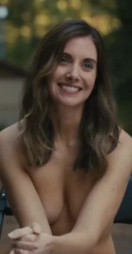Alison Brie nude in Somebody i use to know (Slo-Mo & zoomed at her boobs) - free porn video