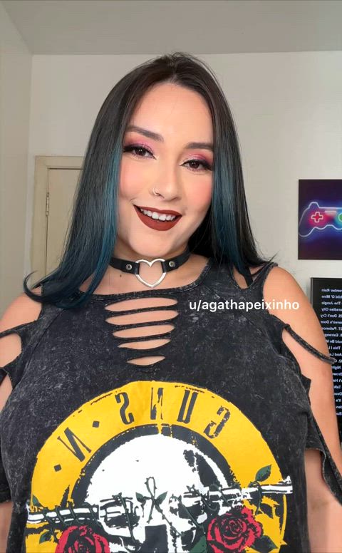I know you wanted to touch my boobs all night - free porn video