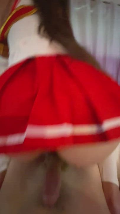 Would you let Asuna Yuuki ride you like this? From Sword Art Online - free porn video