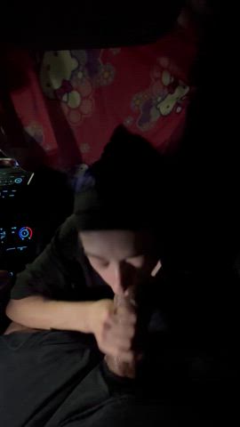 My bf said I'm the first girl to make him cum from a blowjob - free porn video