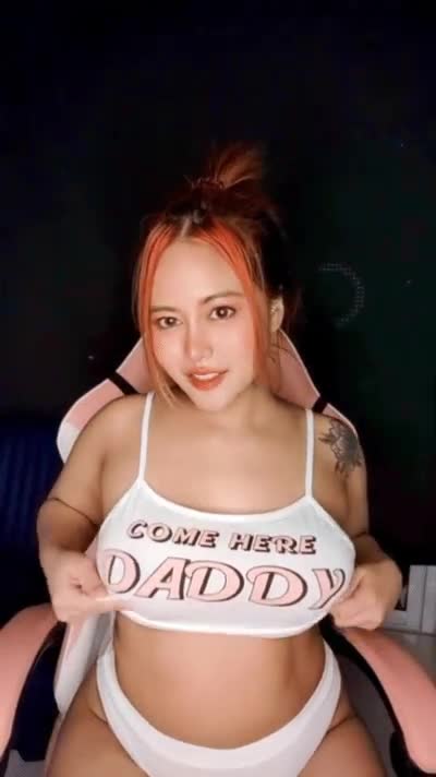What's a big surprise for daddy? hmmmm... - free porn video