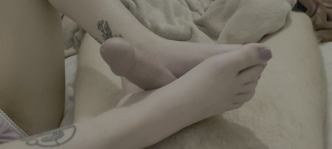 First Time Footjob Practice! :) - free porn video