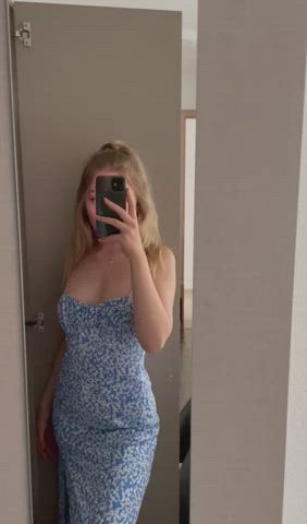 Are you brave enough to fill me up in the dressing room? - free porn video
