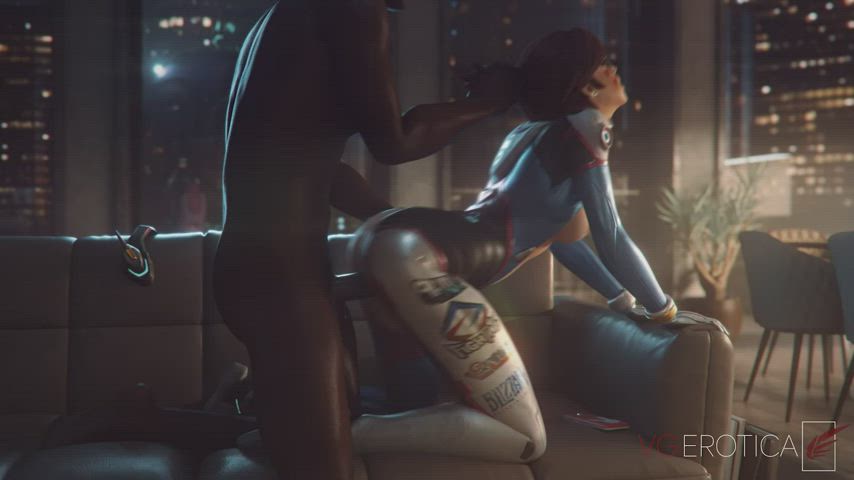 Hard and Rough with D.Va (VG Erotica) [Overwatch] - free porn video