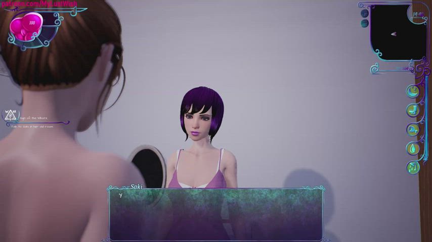 Saki Gives Ashley a Naughty Reward (My Lust Wish) - free porn video