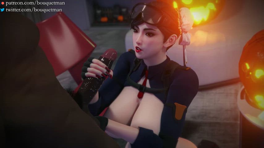 Chun-Li's Halloween (bouquetman) [Street Fighter] - free porn video