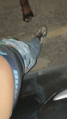Public Outdoor Sloppy DontSlutShame Ebony BBW Cheating BBC Porn GIF by dickarix - free porn video