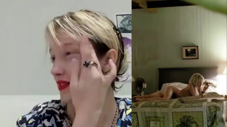 Andrea Riseborough (Oblivion, Mandy) interview/doing a hot full frontal nudity in Bloodline (2016) - On/Off - free porn video
