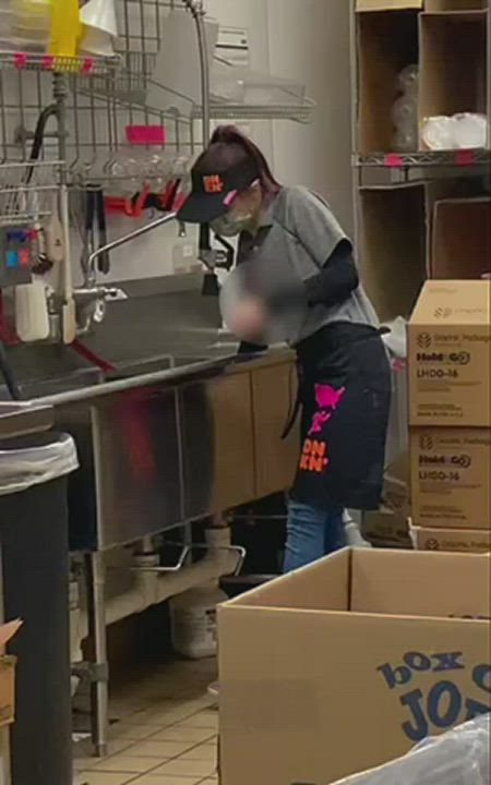 Just waiting for you to breed me at work on my break… 🙈 - free porn video