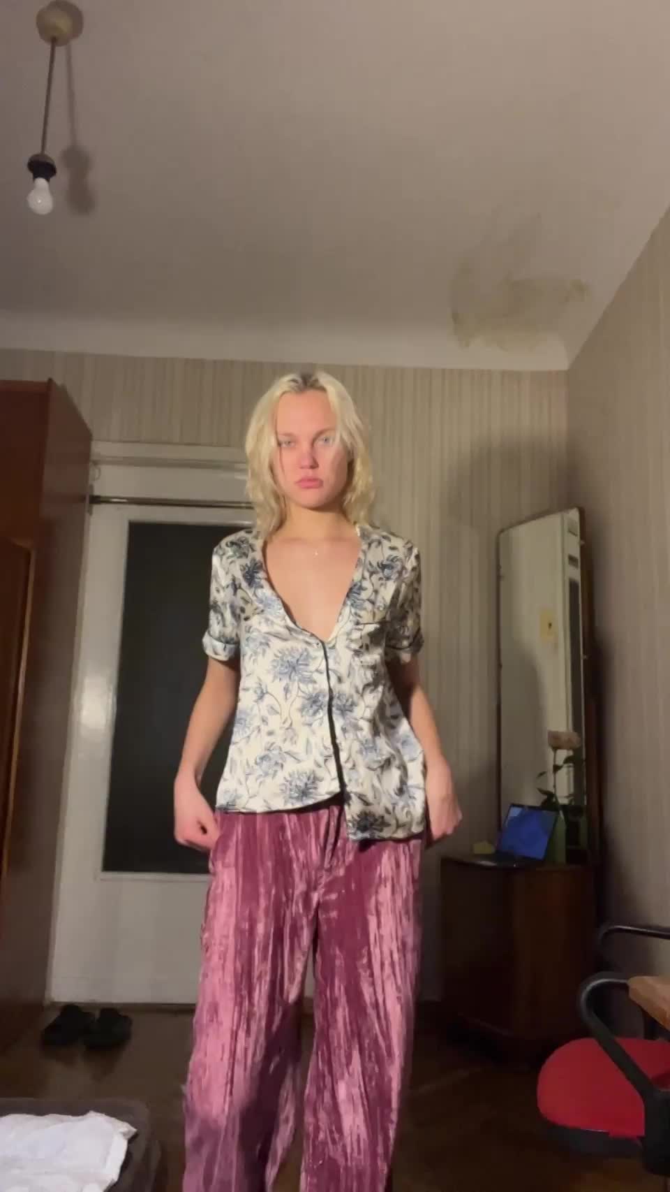These pale tits need your cream - free porn video