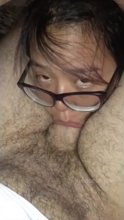A good facefuck for this Asian nerdy slut [OC] - free porn video