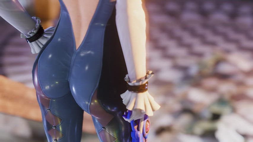 Bayonetta allowing the angels a little relief for their troubles (AmateurThrowaway/AyyTeeThreeDee) [Bayonetta] - free porn video