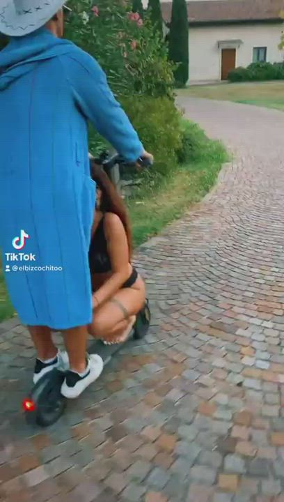 I love riding scooters too - free porn video