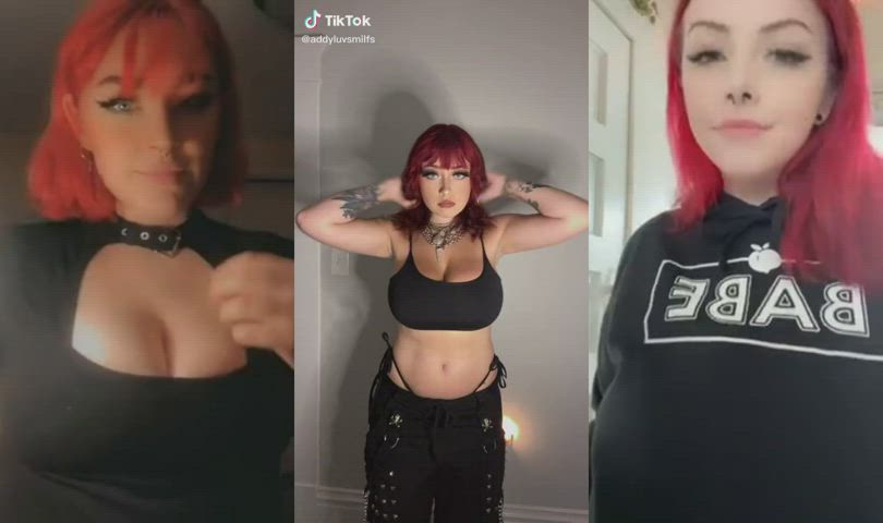 GOTH TIKTOK BBC SPLITSCREEN - free porn video