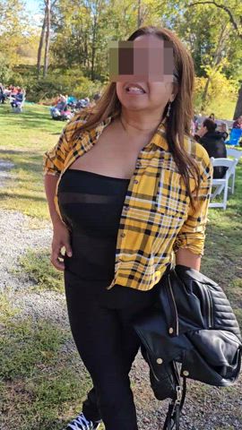 My sheer fun at a festival - free porn video